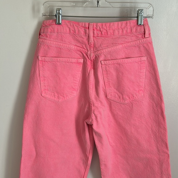 Zara The Boogie Pants Pink Wide Leg Jeans - Picture 5 of 8